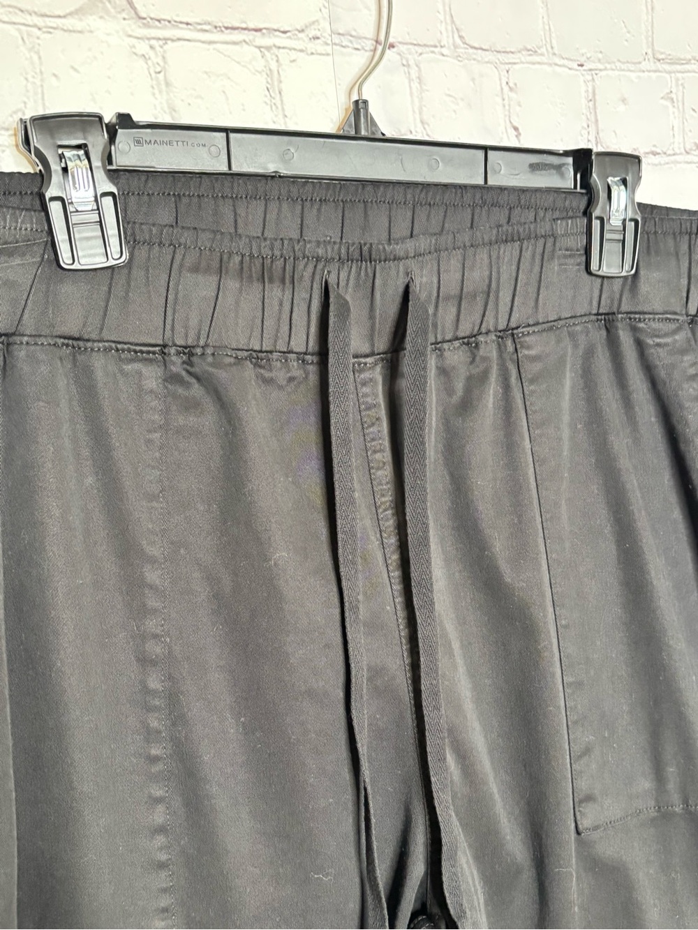 Buffalo David Bitton Black Drawstring Jogger Pants Size XL - Picture 2 of 12